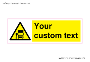 Custom warning blindspot